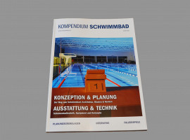 Glück Auf Schwimmhalle ziert Cover des KOMPENDIUM SCHWIMMBAD