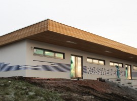 Neues Funktionsgebäude für den Roßweiner SV fast fertig